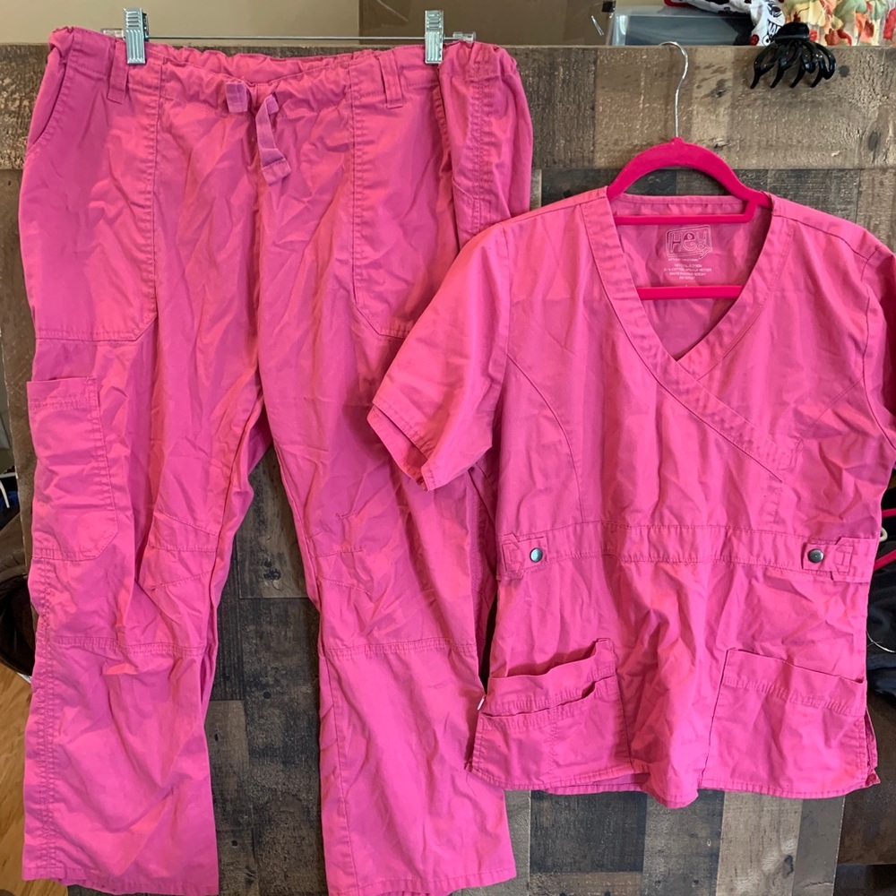 Large Hey scrub set